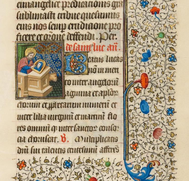 Saint Luke manuscript