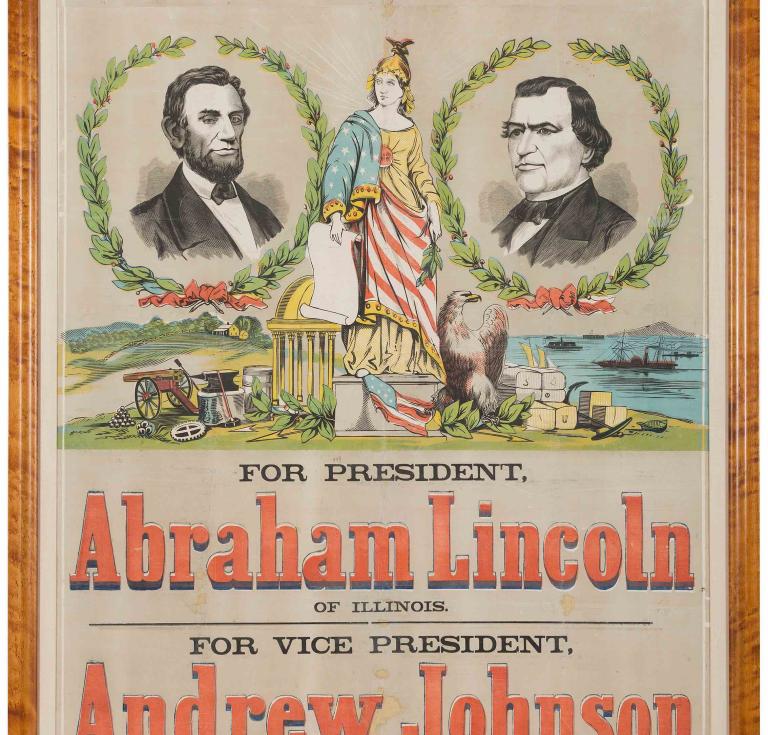 Lincoln campaign poster