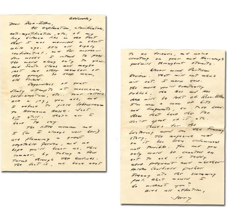 Salinger letter