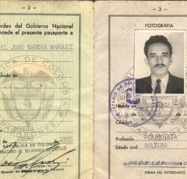 Gabriel García Márquez's passport