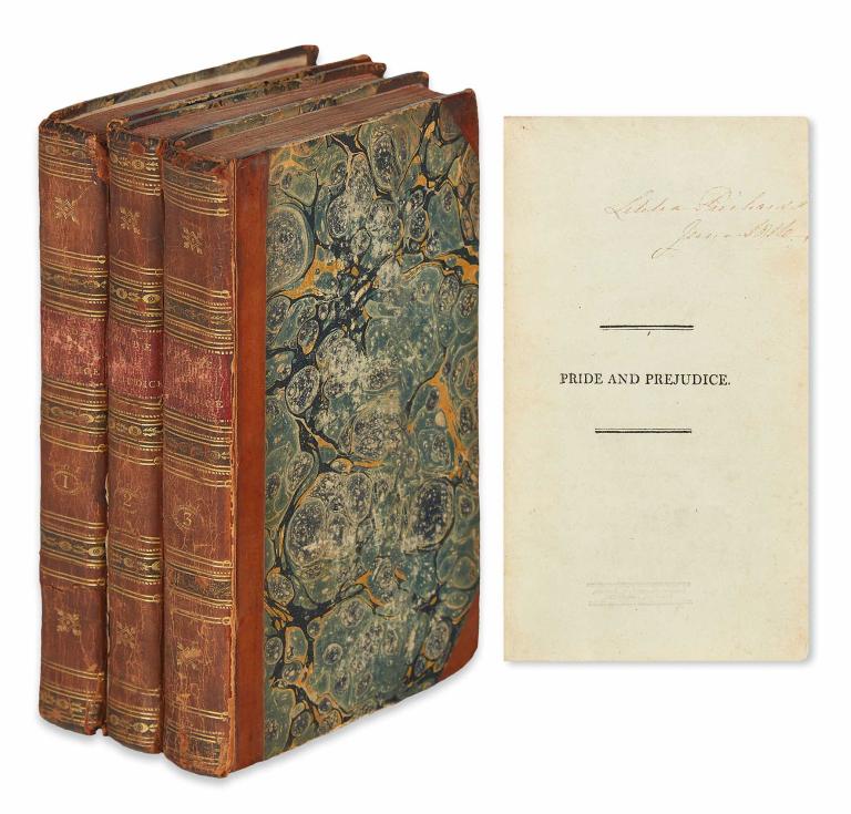 First edition of Jane Austen's Pride and Prejudice