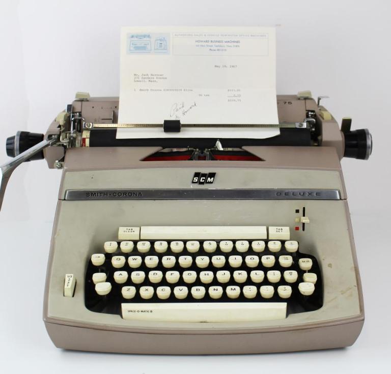 Jack Kerouac’s Smith-Corona typewriter