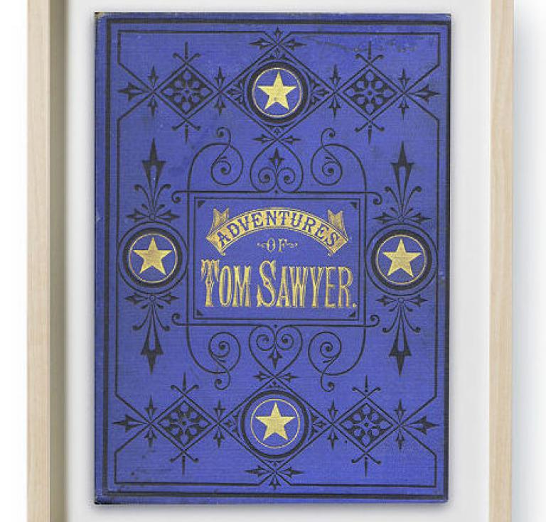 Tom Sawyer cover framed