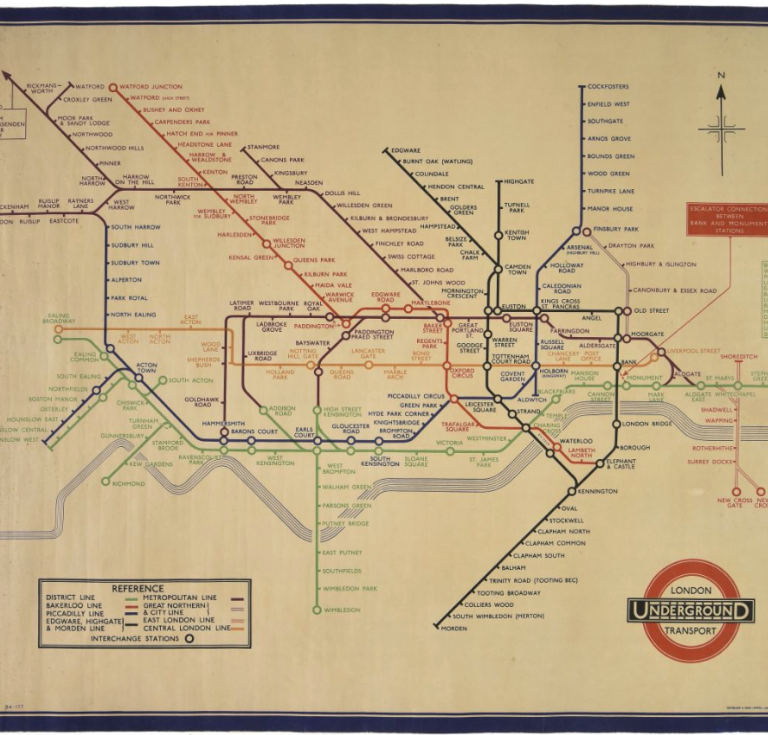 1934 London Underground Map