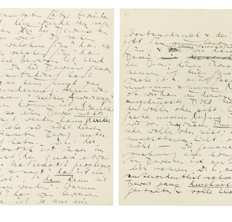 Ludwig Wittgenstein letter