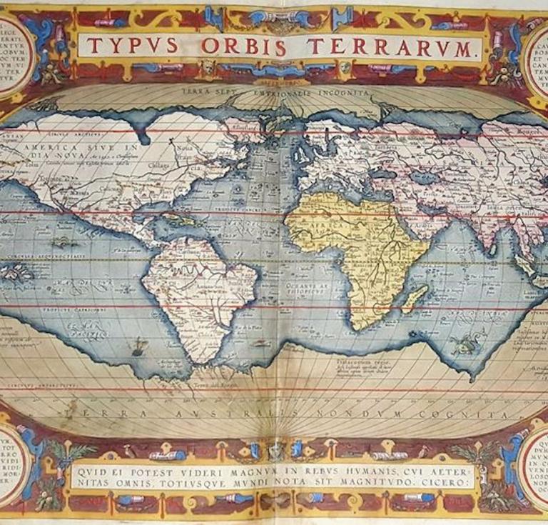 Ortelius world map