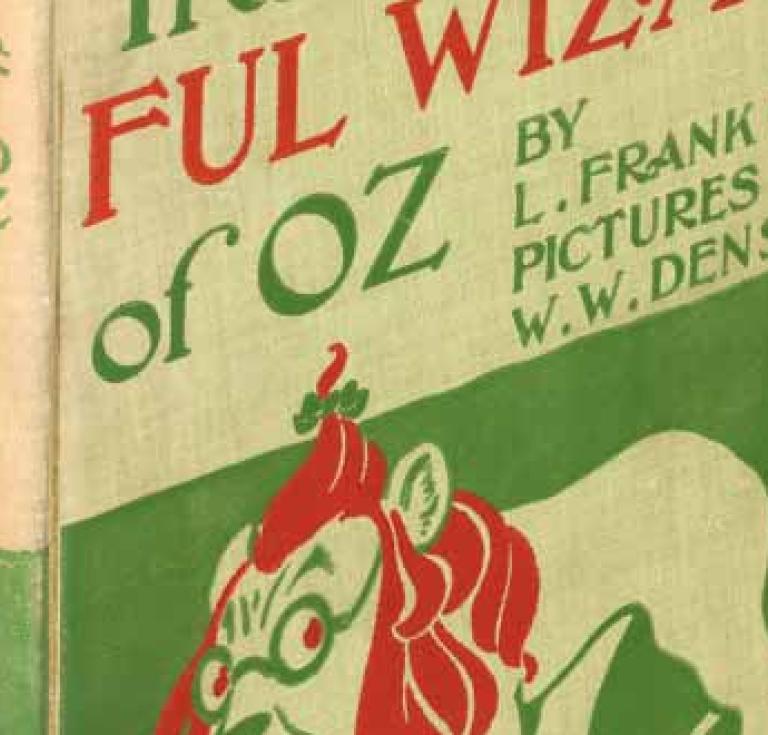 A first edition of L. Frank Baum’s The Wonderful Wizard of Oz (1900), estimated at $20,000 and up.