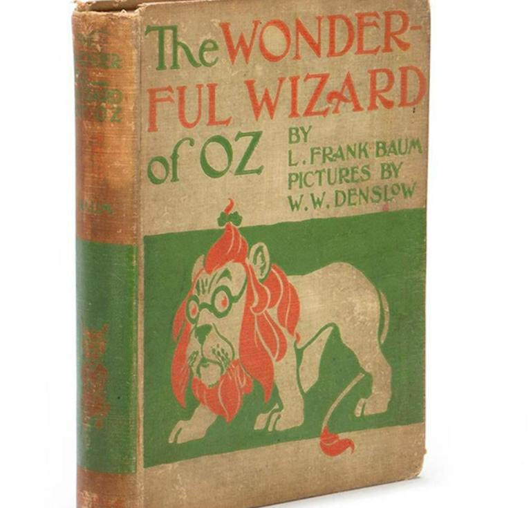 First Edition of The Wonderful Wizard of Oz 