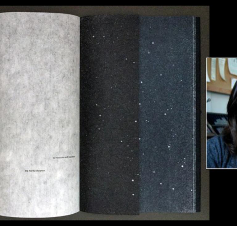 interior spread from Sidereal; Sara Langworthy