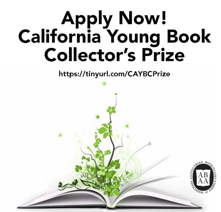 CA Book Collector's Prize promo image