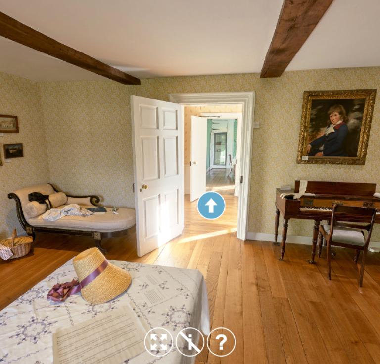 Virtual tour of Jane Austen's House