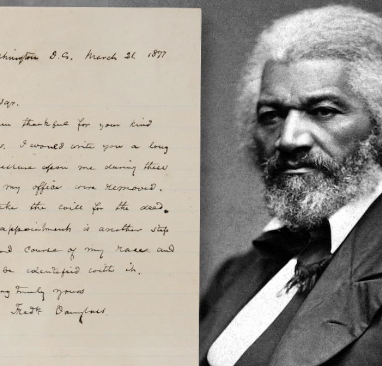 Frederick Douglass letter