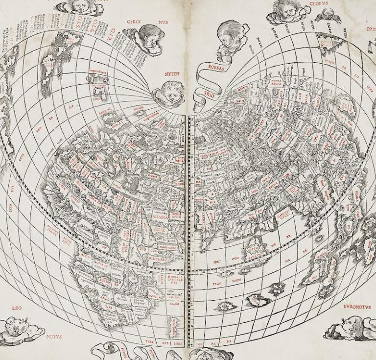 Bernardus Sylvanus map of Venice 1511