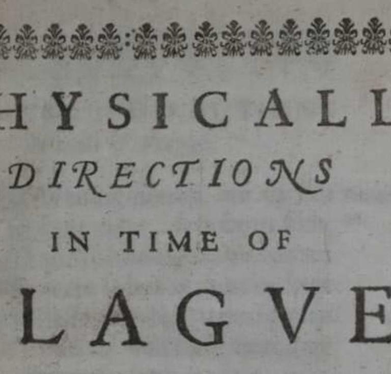Physicall Directions in Time of Plague
