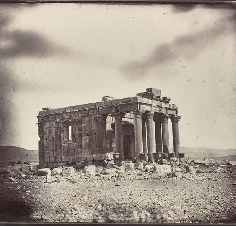 Temple of Baalshamin, Louis Vignes, 1864. Albumen print.
