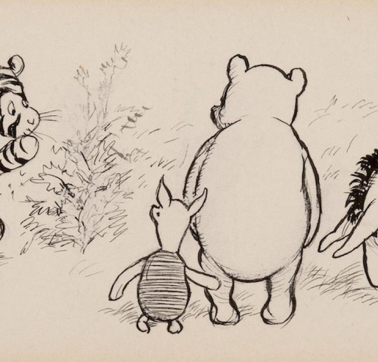 Ernest Howard Shepard Pooh illustration