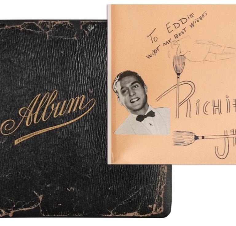 Autograph album of famous magicians