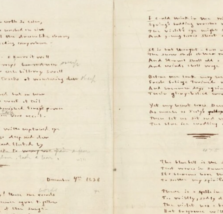 Emily Bronte manuscript