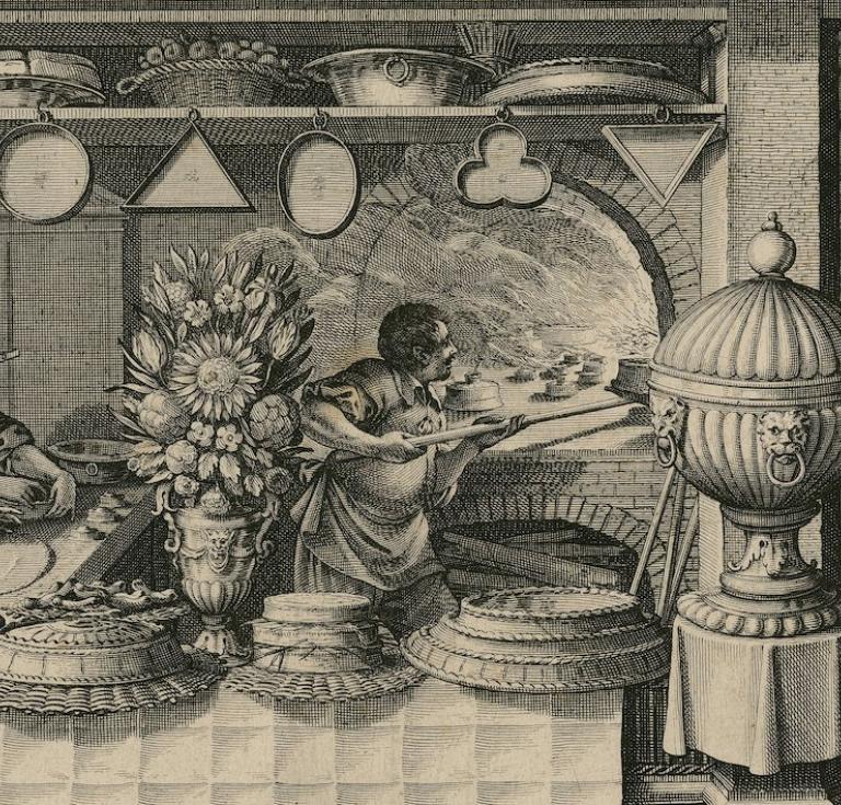 Abraham Bosse engraving, The Pastry Chef 