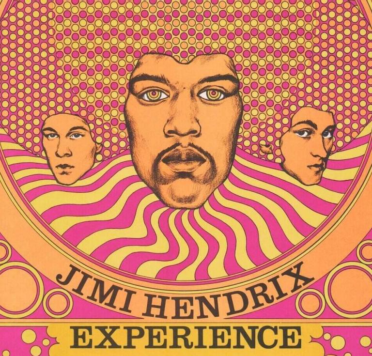 1968 Fillmore East concert poster of Jimi Hendrix