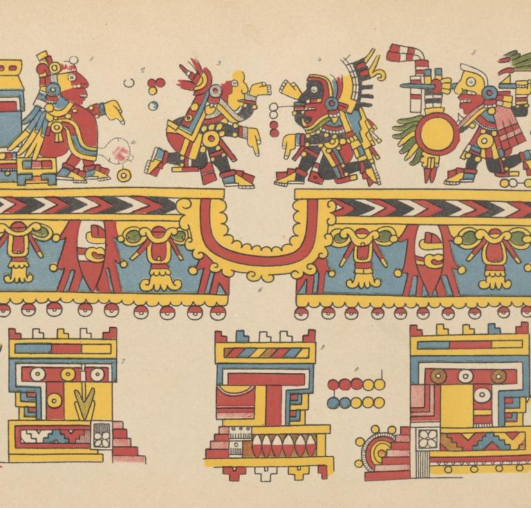 Manuscrit Mexicain by Henri de Saussure