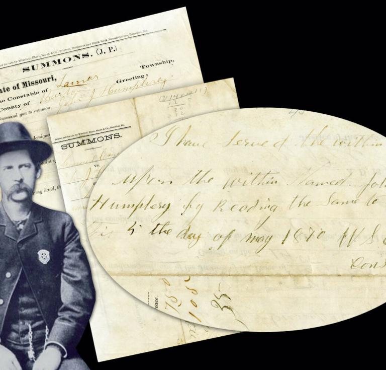 Wyatt Earp autograph