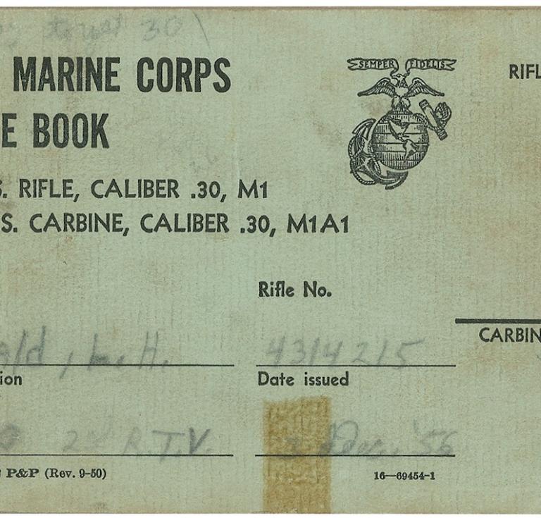 Lee Harvey Oswald's U. S. Marine Corps Score Book