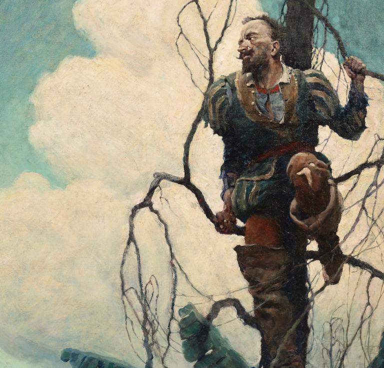 N.C. Wyeth’s When Drake Saw for the First Time the Waters of the South Sea,