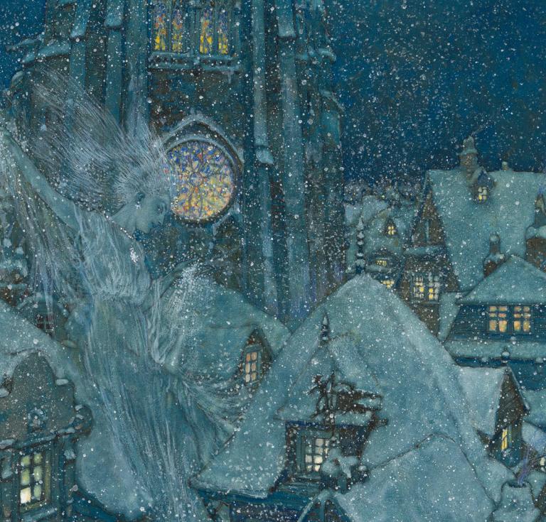 Edmund Dulac, The Snow Queen illustration
