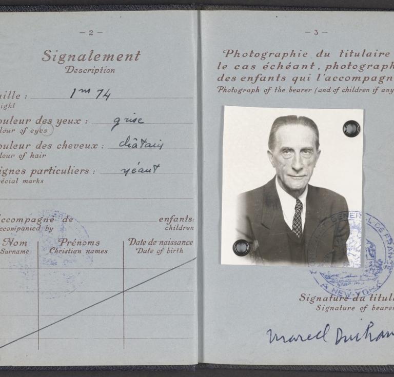 Duchamp's passport