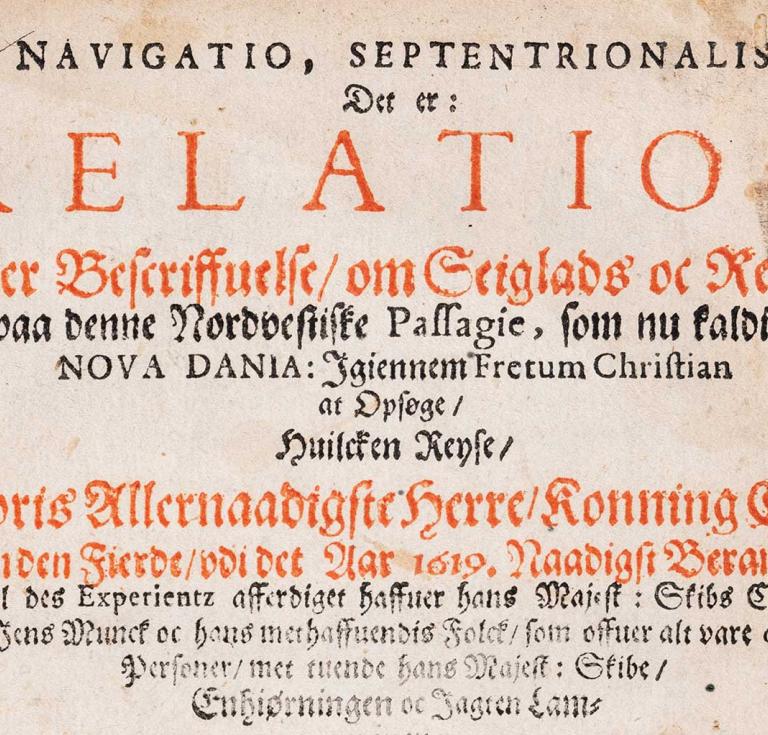 An upcoming auction includes an early edition of Navigatio Septentrionalis