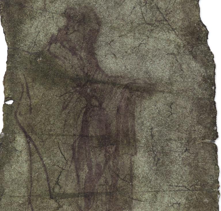 Rembrandt drawing "Study of a Prophet"