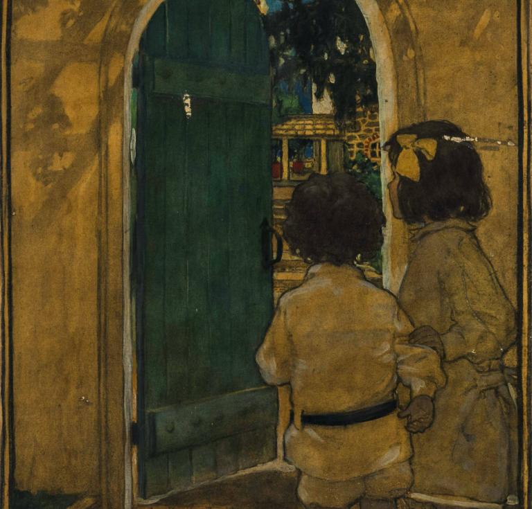 Jessie Willcox Smith, The Green Door cropped