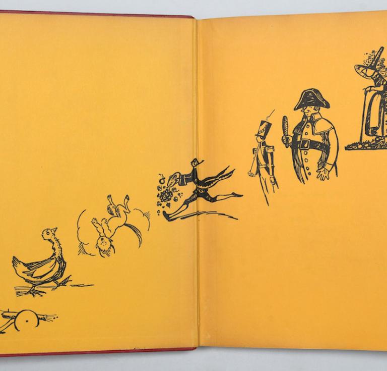 Endpapers from Andersen's Fairy Tales, 1933