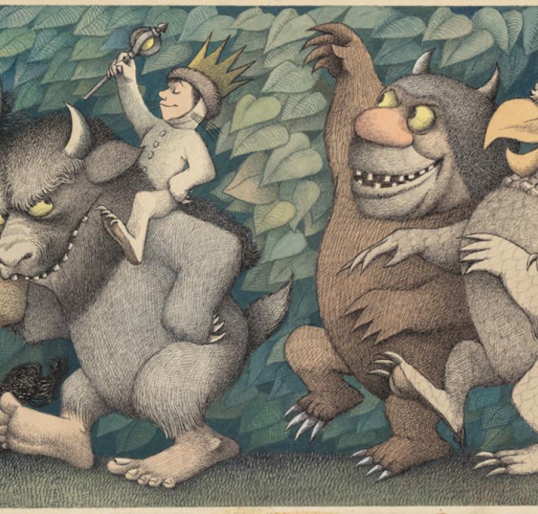 Maurice Sendak, Where the Wild Things Are, 1963, tempera on paper