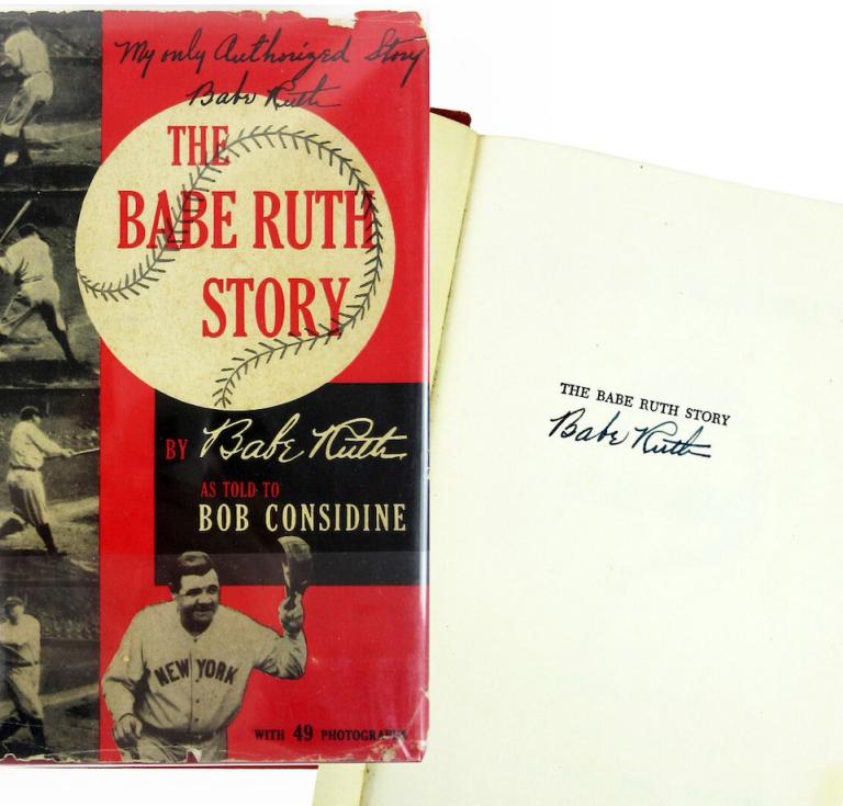 The Babe Ruth Story first edition 