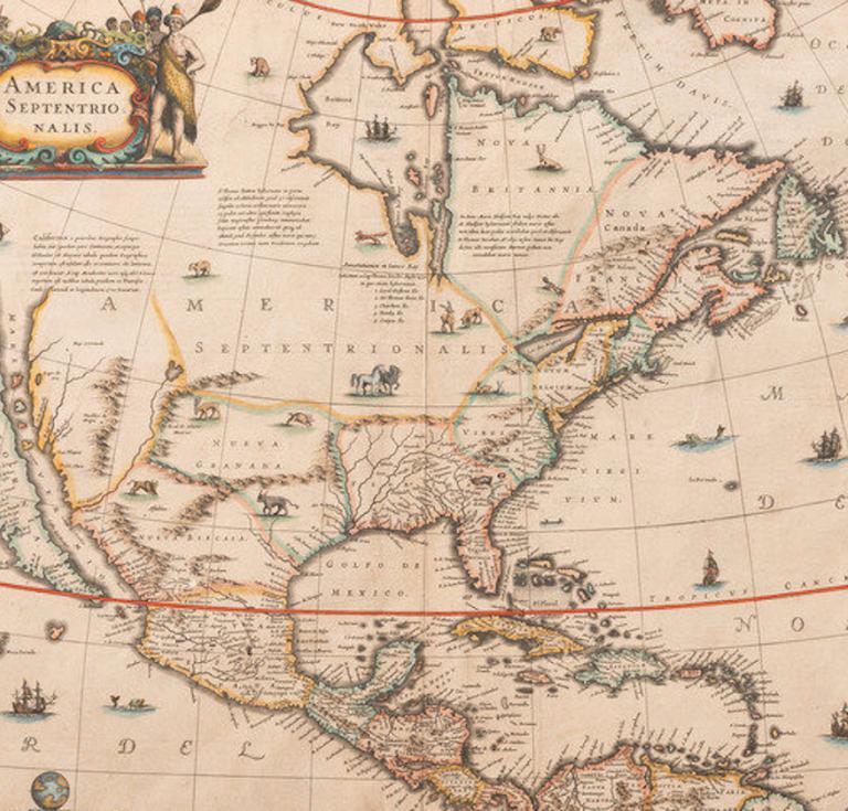 1639 map showing California as an island