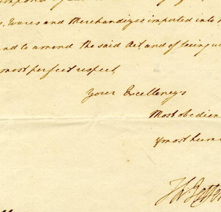 Jefferson Letter 1790
