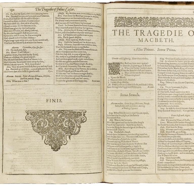 Hesketh Shakespeare First Folio