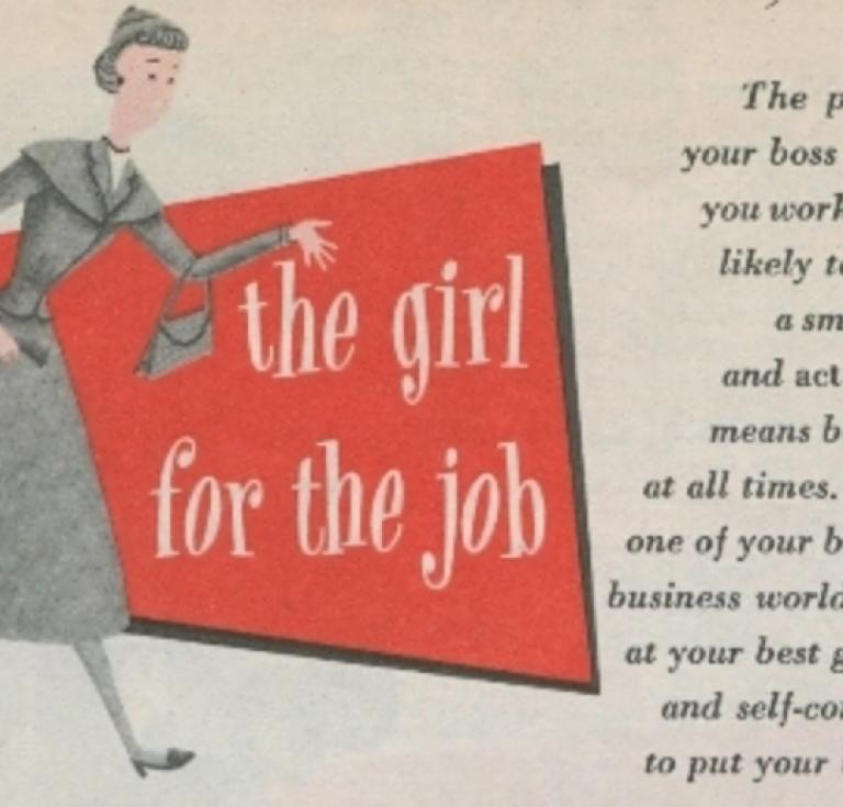Girl for the Job pamphlet