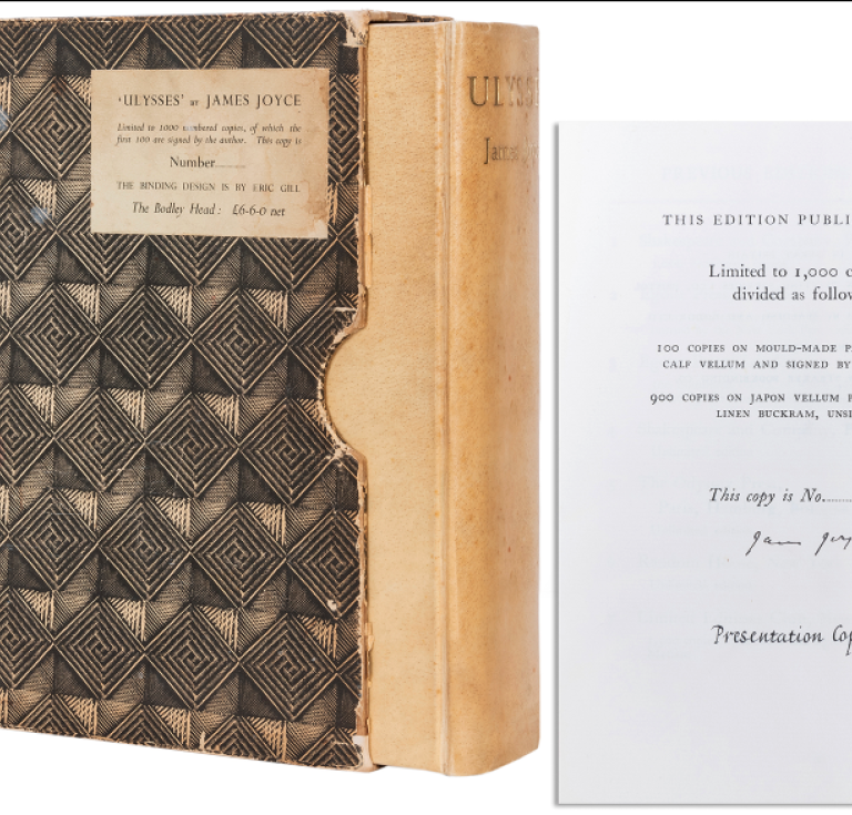 1937 Bodley Head edition of James Joyce's Ulysses