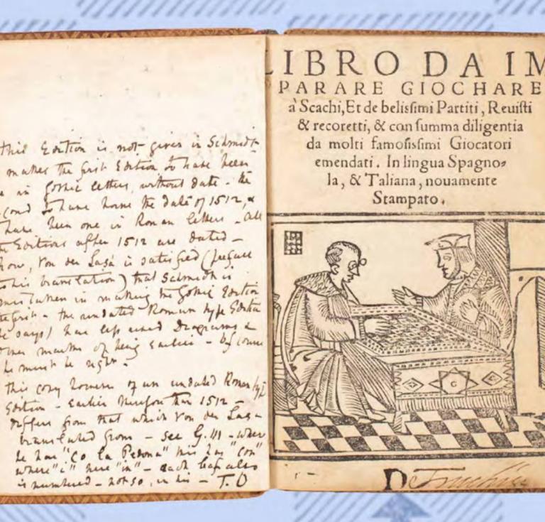 Libro da imparare giochare a scachi, et de belissimi partiti by Pedro Damiano de Odemira