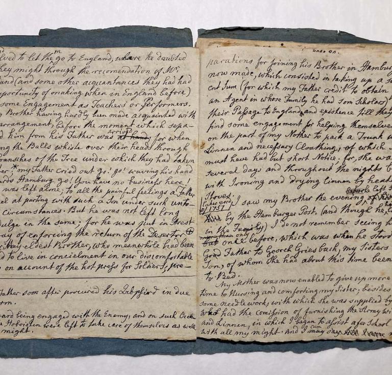  Caroline Herschel Memoir Manuscript