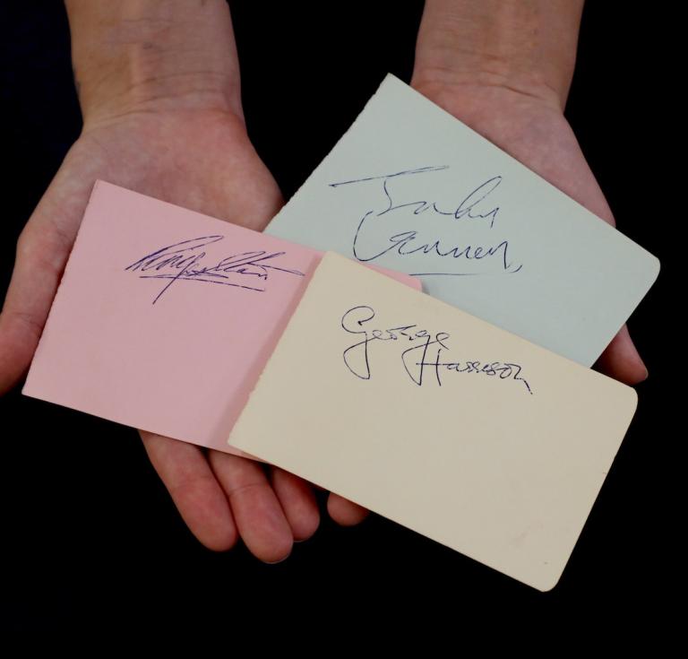 Signatures from the peak of Beatlemania