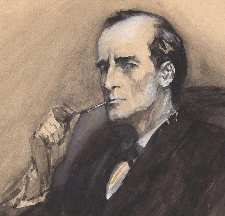 Portrait of Sherlock Holmes by Sidney Paget