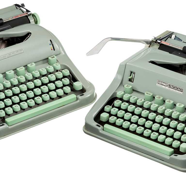Larry McMurtry's Hermes 3000 Typewriters