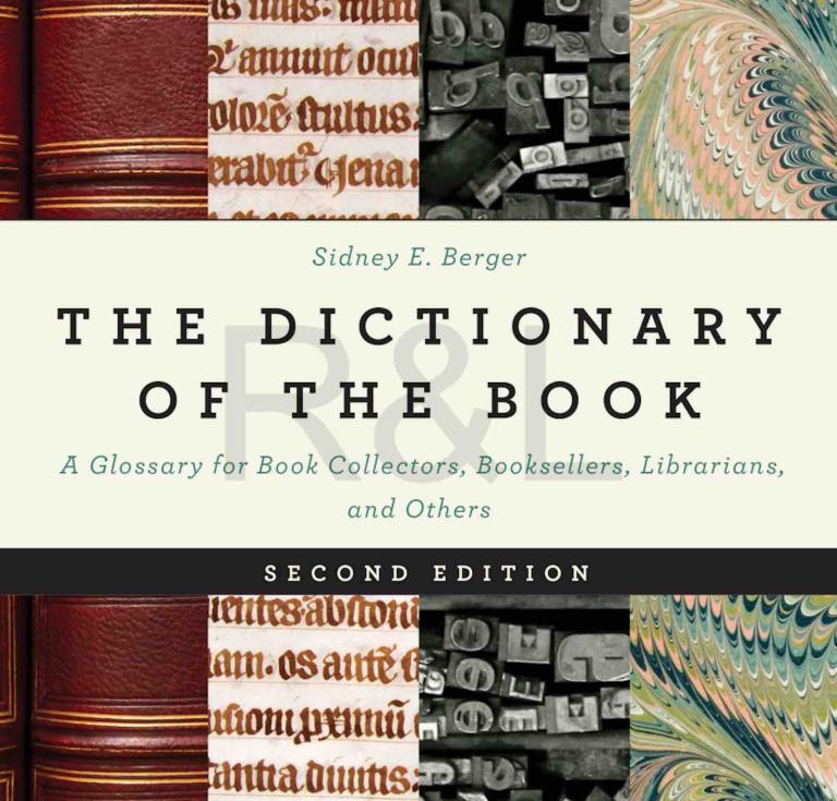 The Dictionary of the Book cover
