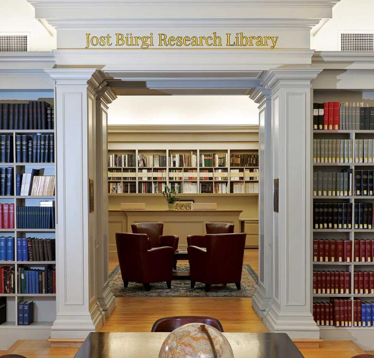 The Jost Bürgi Research Library at the Horological Society of New York