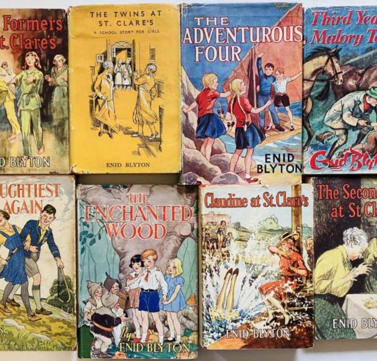 Enid Blyton books from the auction