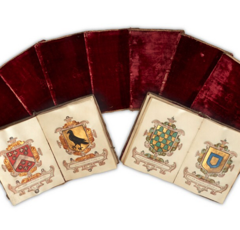 Heraldic manuscripts presented to Elizabeth I